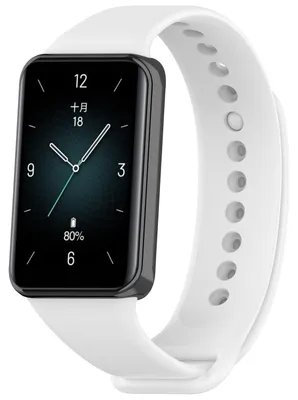 Produktbild von Für Honor Band 9 hochwertiges TPU Solid Color Watch Ersatz Arm Band Weiß