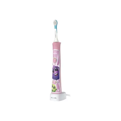 Produktbild von Philips Sonicare For Kids For Kids HX6352/42 Elektrische Schallzahnbürste, Kind, Schallzahnbürste, Pink, 62000 Bewegungen pro Minute, LED, Ergonomisch