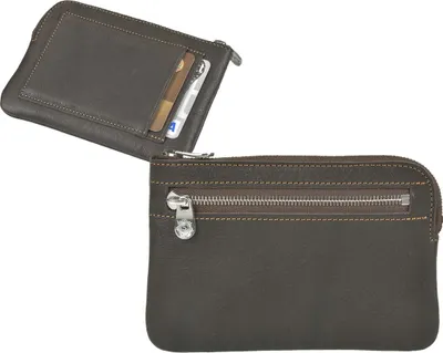 Produktbild von Sonnenleder Geldbörse Portemonnaie Geldbeutel Leder Monteverdi Damen Herren mocca braun 822-395-77