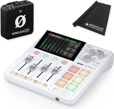 Obrázek produktu pro Rode Rodecaster Duo Audio Production Studio bílé s WIME TX a látkou