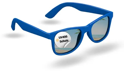 Obrázok produktu pre Slnečné okuliare "Beach" - Módne okuliare s ochranou UV-400 a iniciatívou na záchranu oceánu pre mužov a ženy - štandardné modré PS