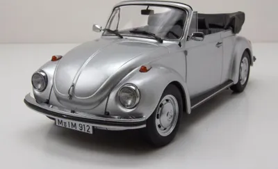 Produktbild von Norev 188530 VW 1303 Käfer Cabrio 1973 silber 1:18
