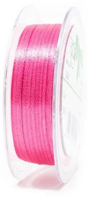 Satinschleifenband rosa 3 mm x 50 m