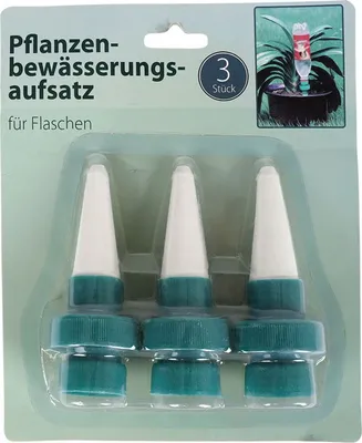 Image de BURI Kit d'arrosage pour plantes, jeu de 3 pots de fleurs Distributeur d'eau Système d'arrosage