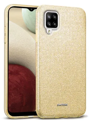 Image de Handy Case pour Samsung Galaxy A22 4G / M22 Cover Glitter Cover TPU, Gold
