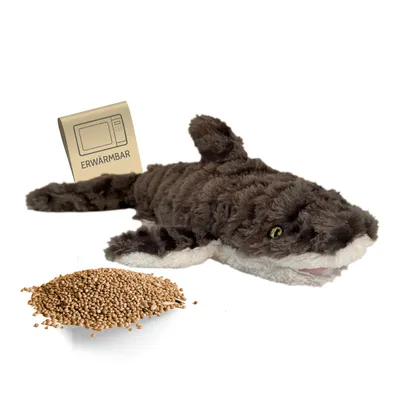 Produktbild von Habibi Plush Classic Wärmetier Hai Kuscheltier Wärmekissen Kuscheltier