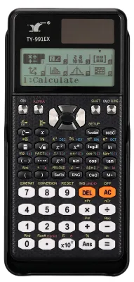 Obrázek produktu pro Vědecké kalkulačky, matematické kalkulačky s 552 funkcemi, HD displej s bodovou maticí (192 x 63), duální napájení, ideální pro učitele, studenty, školy, kanceláře, přenosné, vhodné na cesty
