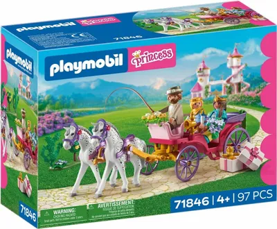 Produktbild von PLAYMOBIL 71846 Kutschfahrt mit Prinzessin und Prinz