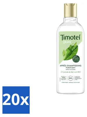 Zdjęcie produktu dla 20 sztuk odżywki Timotei Pure Green Tea - 300 ml - zestaw ekonomiczny