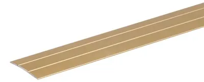 Zdjęcie produktu dla Alberts 491512 Profil przejściowy, samoprzylepny, aluminiowy, anodowany na kolor piaskowy, 900 x 38 mm