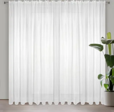 Produktbild von Gardine LUCY weiß 300X300 Kräuselband