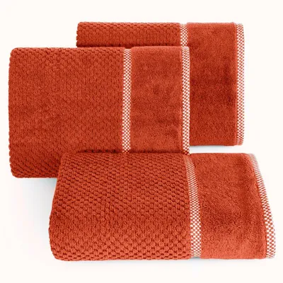 Zdjęcie produktu dla Eurofirany 347414, 70 x 140 cm, Bawełna, Poliester, Pomarańczowy, 1 szt.