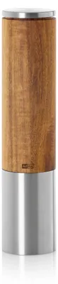 Produktbild von AdHoc Elektrische Pfeffer- / Salzmühle eMill.5, CeraCut® Ceramic Mahlwerk, inkl. Batterien, Akazienholz / Edelstahl