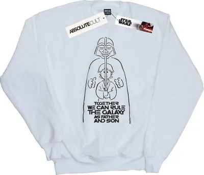 Produktbild von Star Wars - "Rule The Galaxy" Sweatshirt für Herren BI45954 (XL) (Weiß)