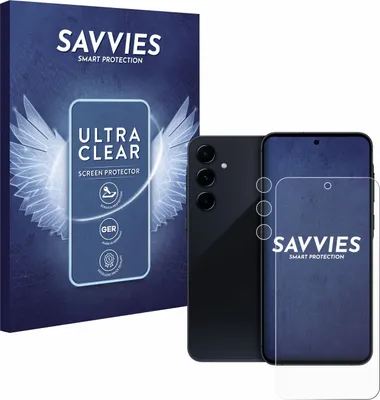 Produktbild von 18x Für Samsung Galaxy A55 5G (Display+Kamera) Schutzfolie Savvies Displayschutz Display Schutz Folie Klar Transparent