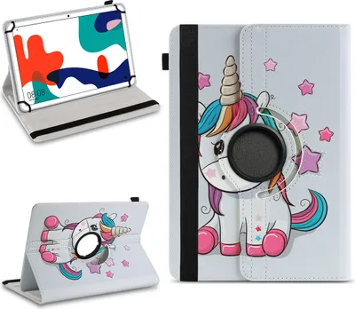 Produktbild von Tablet Tasche für Tabwee Tablet T90 / W90 Hülle Schutzhülle Schutz Drehbar CaseFarben:Motiv 16
