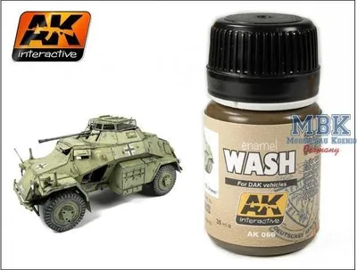 Image de AK Interactive Wash pour les véhicules de l'Africa Korps