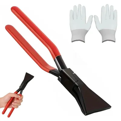 Image de Pince pliante avec poignée ergonomique, idéale pour le pliage et le lissage