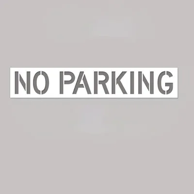 Produktbild von INF Wiederverwendbare Parkverbot Silikon Schablone für Parkplatzmarkierung