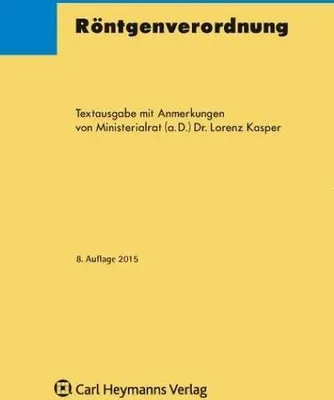 Produktbild von Röntgenverordnung/ZH1