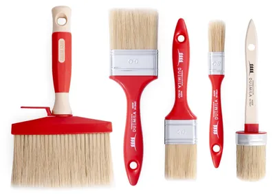 Produktbild von Pinselset 5-teilig, ovale Pinsel und Deckenpinsel, vielseitig, für Malerarbeiten