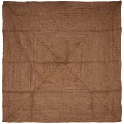 Immagine prodotto di Tappeto da Area Grigio 240 x 240 cm Juta