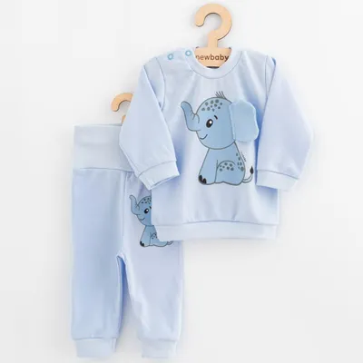 Produktbild von Neu Baby Happy Elephant blau Baby-Set, Gr. 62 (3-6m)