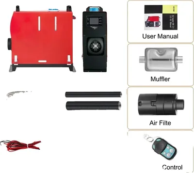 Image de Chauffage diesel, réchauffement rapide, faible consommation de carburant, interrupteur LCD de 8KW