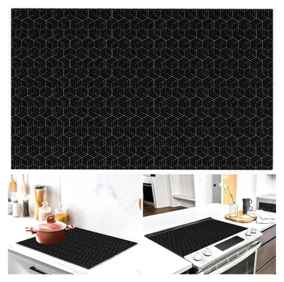 Produktbild von Silikonmatte für Induktionskochfelder, hitzebeständig bis 240°C, kratzfest und flexibel zuschneidbar (52x78cm)