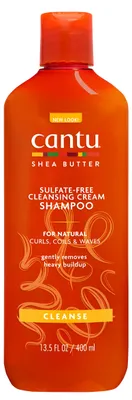 Produktbild von Cantu Shea Butter Sulfate-Free Cleansing Cream Shampoo Reinigungsshampoo für lockiges und krauses Haar 400 ml