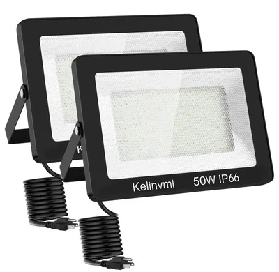 LED-Außenstrahler 50 W 5000 lm warmweiß IP66 2er-Pack