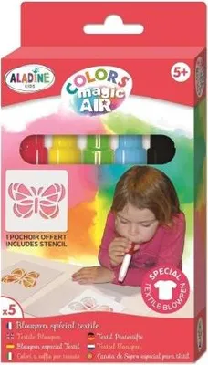 Obrázok produktu pre Aladine Textile Magic Air Set pre deti - kreatívne fixky