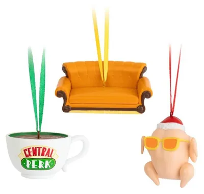 Immagine prodotto di Amici Set 3 decorazioni natalizie