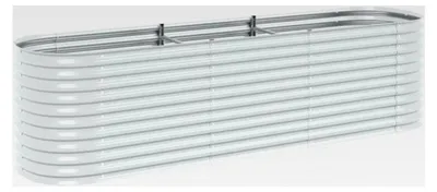 Produktbild von Hochbeet aus verzinktem Stahl 320x80x81 cm Gemüsebeet Pflanzbeet Pflanzkasten