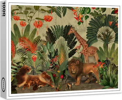 Produktbild von raxxa Premium-Puzzle "Exotischer Afrika Dschungel", 1000 Teile