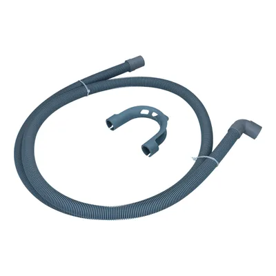 Produktbild von Ablaufschlauch gerade/gewinkelt für AEG 1118270030 Whirlpool 481281728078 Indesit C00318230 Geschirrspüler Spülmaschine