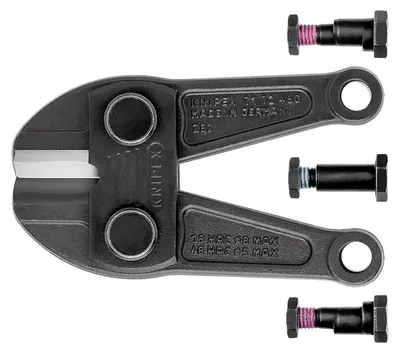 Produktbild von KNIPEX 71 79 460 Ersatzmesserkopf für Bolzenschneider 460 mm 71 72 460 komplett mit Schrauben
