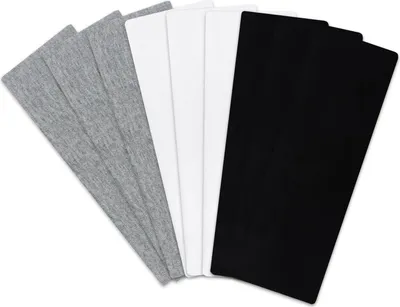 Produktbild von 9 Stück Yoga Headbands Elastische Haarbänder Haarband Damen Komfortabel Stirnband Damen Elastizität Stirnband Damen Sport für Yoga-Gymnastik Sport Gym Laufen (Schwarz/Weiß/Grau)