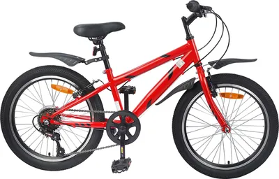 Obrázek produktu pro Dětské Kolo 20 palců 6-Speed pro děti ve věku 6-11 let Červená