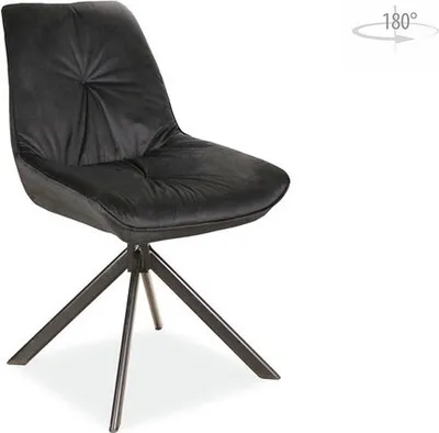 Produktbild von Esszimmerstuhl Küchenstuhl Set Boogie I schwarz 6er Set