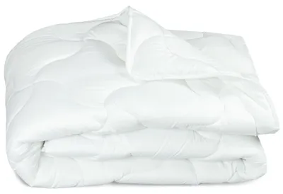 Produktbild von Bettdecke Polyester, atmungsaktive Füllung 135x200 cm mit 1200 g Füllung, weiß