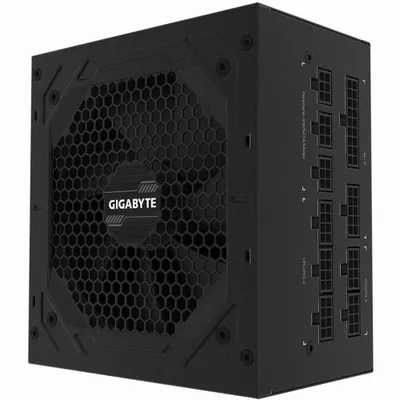 Produktbild von GIGABYTE P1000GM, 1000 W, 100 - 240 V, 50 - 60 Hz, 6.5 - 15 A, Aktiv, 125 W