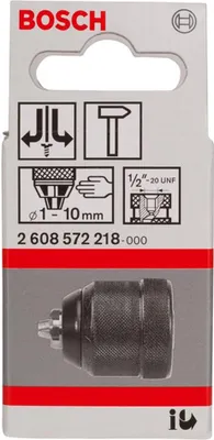 Produktbild von Bosch Schnellspannbohrfutter bis 10 mm,1 bis 10 mm, 1/2" bis 20, 2608572218