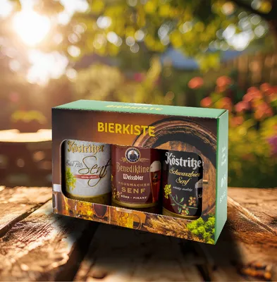 Zdjęcie produktu dla Musztarda ze skrzynki po piwie - zapakowana