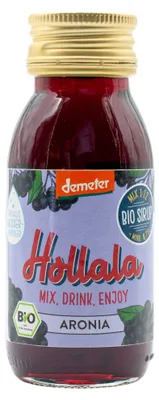 Produktbild von HOLLALA - (Demeter) Sirup Aronia 60ml
