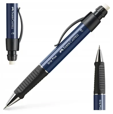 Produktbild von Faber-Castell 130732, Schwarz, Blau, Kunststoff, Twist-out, 0,7 mm, 1 Stück(e), PVC