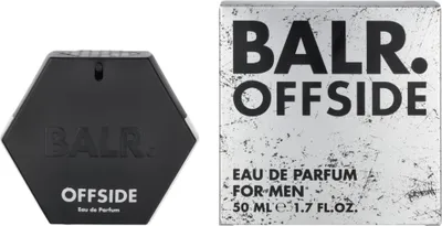 A product shot of a perfume bottle and its packaging.