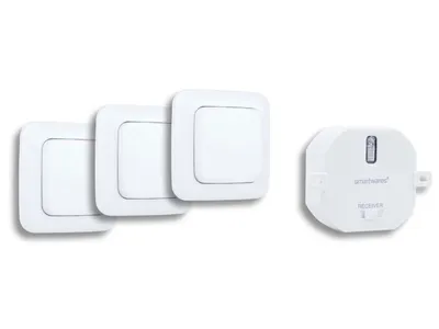 Produktbild von Smartwares 10.032.86 Schlafzimmer-Lichtschalter-Set SH5-SET-BS