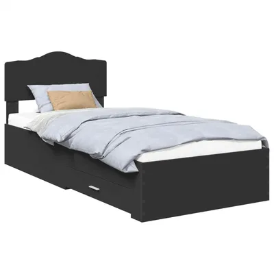 Imagen del producto de Estructura de cama con cajones, color , 70 x 190 cm, fabricada en material de madera