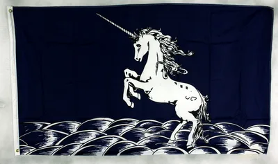 Produktbild von Flagge Fahne : Unicorn / Einhorn